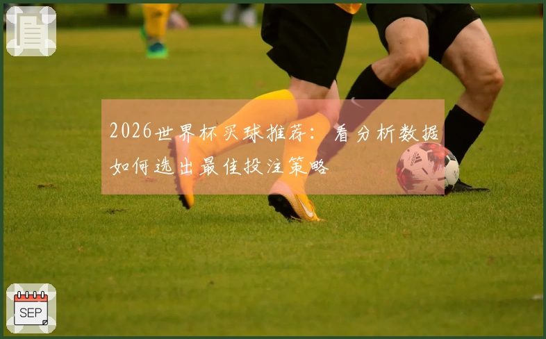 2026世界杯买球推荐：看分析数据如何选出最佳投注策略